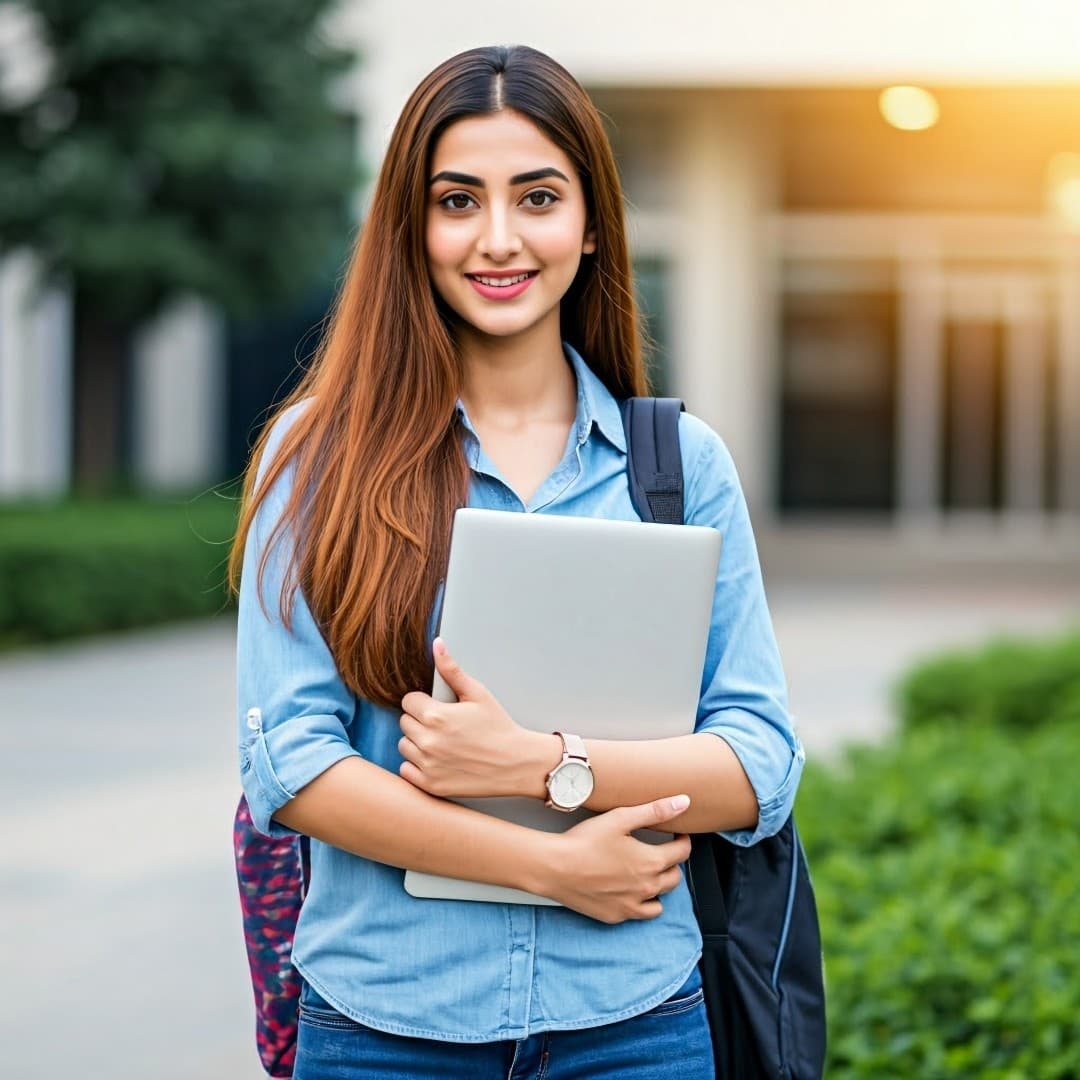 Acubens student with a laptop — why choose Acubens for computer courses in Patna